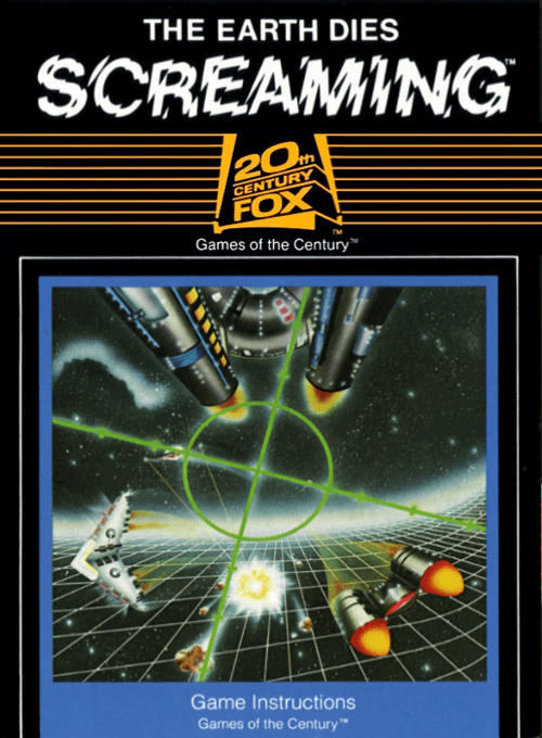 Earth Dies Screaming box art for Atari 2600